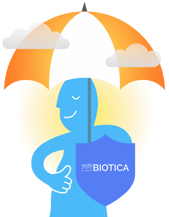 bioman with umbrella