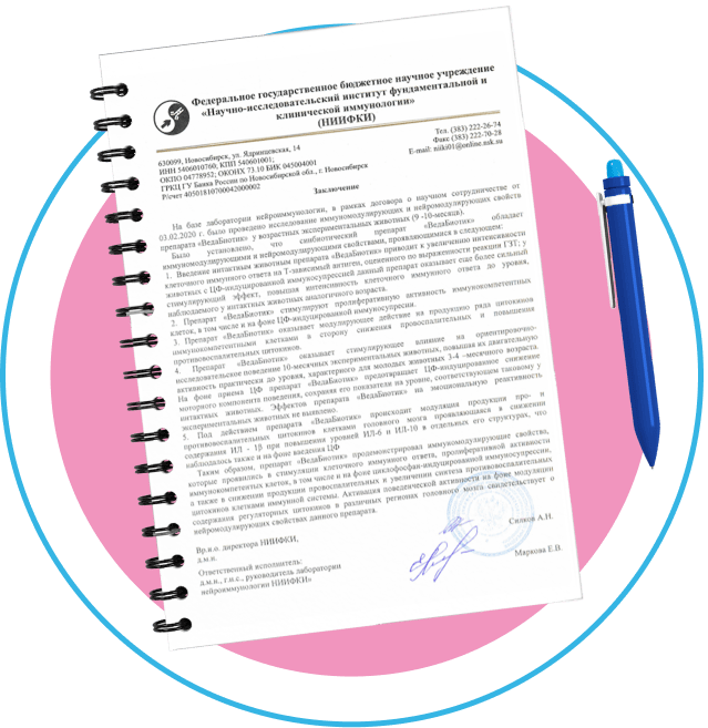 Доказательство эффективности ИммуноБиотика